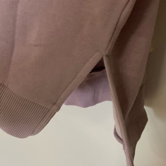 AMERICAN EAGLE Ahh-Mazingly Soft Oversized Mock Neck Sweatshirt Purple Small - Picture 7 of 10